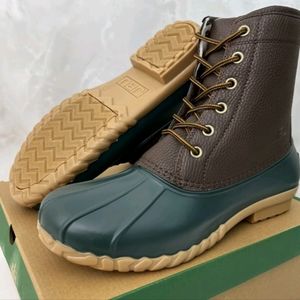 WATERPROOF -JBU MEN'S MAINE DARK BROWN DUCK BOOTS - NWT  NIB-SIZE Variou…